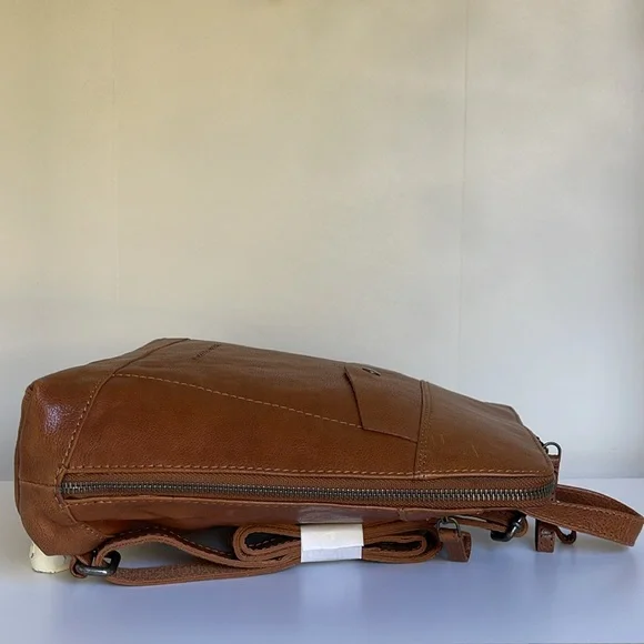 Spikes & Sparrow Brown Leather Backpack - Picture 12 of 16